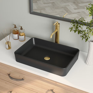 Ally 20 x 13'' Rectangular Vitreous China Vessel Bathroom Sink - Exclusive Deal on High-Quality Bathroom Sinks