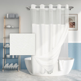 Bartek Shower Curtain with Liner Included - Exclusive Deal on Bathroom Essentials