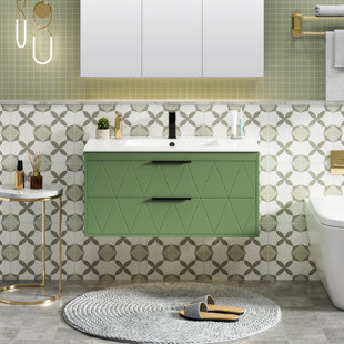 Bathilde 36'' Floating Vanity - Best Clearance Deal on Bathroom Essentials