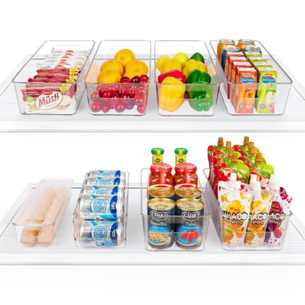 Clear Plastic Fridge Bins - Exclusive Deal: Unbeatable Bargain for a Clutter-Free Fridge