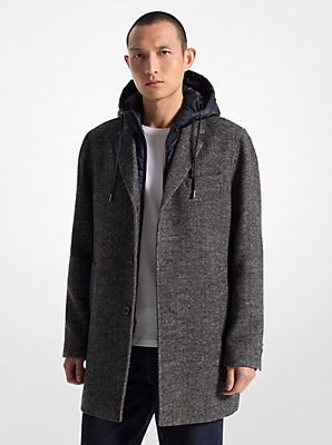Coatbridge 2-in-1 Herringbone Wool Blend Coat - Exclusive Deal on Wool Blend Coat.