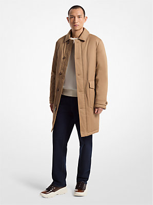 Cotton Blend Balmacaan - Best Clearance Deal on Soft Comfort