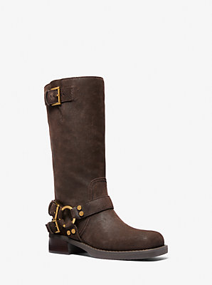 Crosby Suede Moto Boot - Unbeatable Bargain on Luxury Shoes