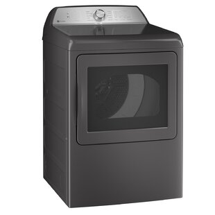 GE Profile 7.4 Cu. Ft. Capacity Aluminized Alloy Drum Electric Dryer with Sanitize Cycle and Sensor Dry - Exclusive Deal on Energy Efficient Dryer