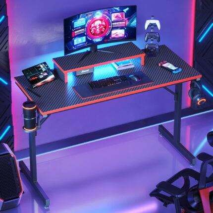 Gaming Desk with LED - Unbeatable Bargain on Fully Loaded LED Gaming Station