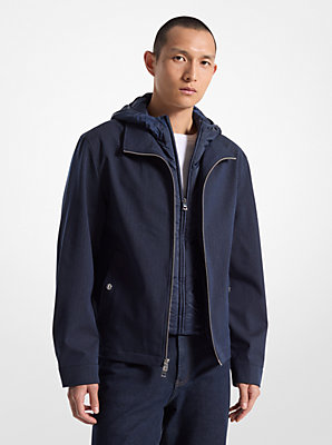 Herringbone Mixed-Media Jacket - Best Clearance Deal on Comfortable Style