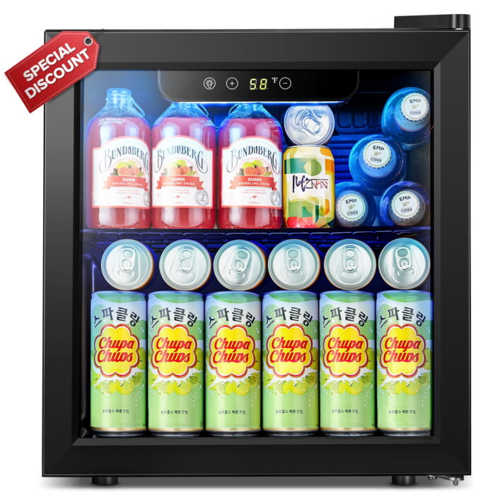 Inexpensive Portable Mini Fridge - Best Clearance Deal on Mini Beverage Refrigerator.