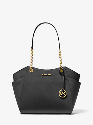 Jet Set Large Saffiano Leather Shoulder Bag - Best Clearance Deal on Saffiano Leather Style