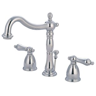 Kingston Brass Heritage Widespread Bathroom Faucet - Best Clearance Deal on Two-Handle 3-Hole Deck Mount with Pop-Up Drain
