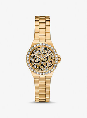 Lennox Animal Pavé Gold-Tone Watch - Flash Sale on Gold-Tone Style
