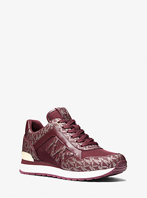Maddy Metallic Signature Logo Trainer - Best Clearance Deal on Signature Comfort