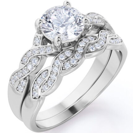 Moissanite Wedding Ring - Exclusive Deal: Unbeatable Luxury at a Breathtaking Price Drop.