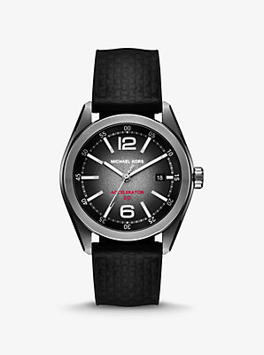 Oversized Accelerator 2.0 Gunmetal and Textured Silicone Watch - Flash Sale: Best Clearance Deal on High-Quality Timepieces