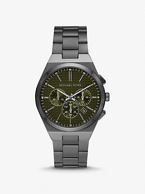 Oversized Lennox Gunmetal Watch - Exclusive Deal