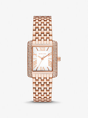 Petite Emery Pavé Rose Gold-Tone Watch - Exclusive Deal on Luxury Timepiece at Unbeatable Bargain