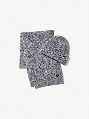 Ribbed Knit Beanie Hat and Scarf Set - Unbeatable Bargain on Winter Accessories