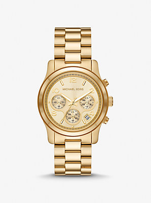 Runway Gold-Tone Watch - Flash Sale: Unbeatable Bargain on Runway Gold-Tone Watch