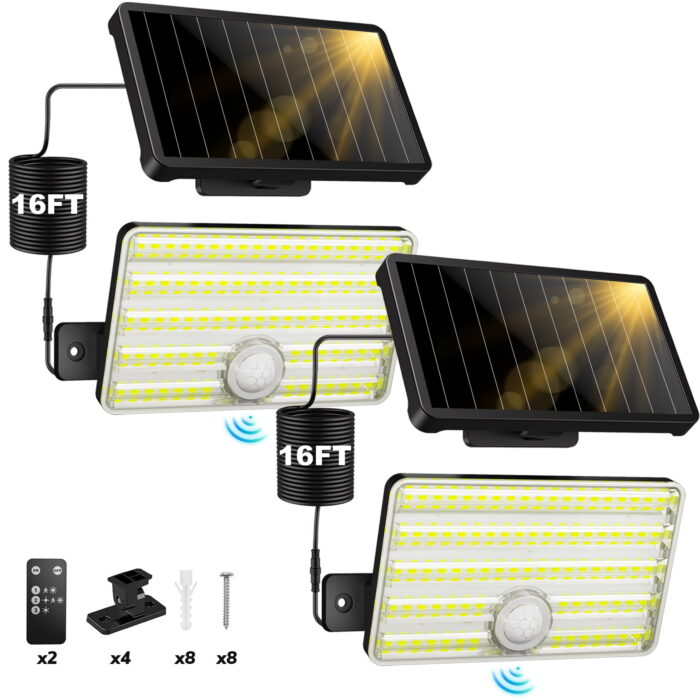 Solar Motion Sensor Lights - Exclusive Deal on Brightest Illumination