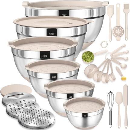 Stainless Steel Mixing Bowls - Exclusive Deal at Unbeatable Prices Only.
