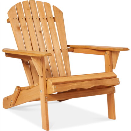 Unbeatable Bargain: Beautiful Wooden Adirondack Chair at a Steal