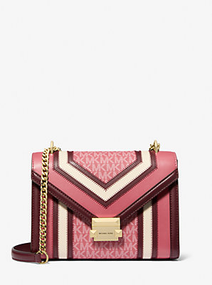 Whitney Medium Color-Block and Signature Logo Shoulder Bag - Exclusive Deal on Iconic Style at Unbeatable Bargain